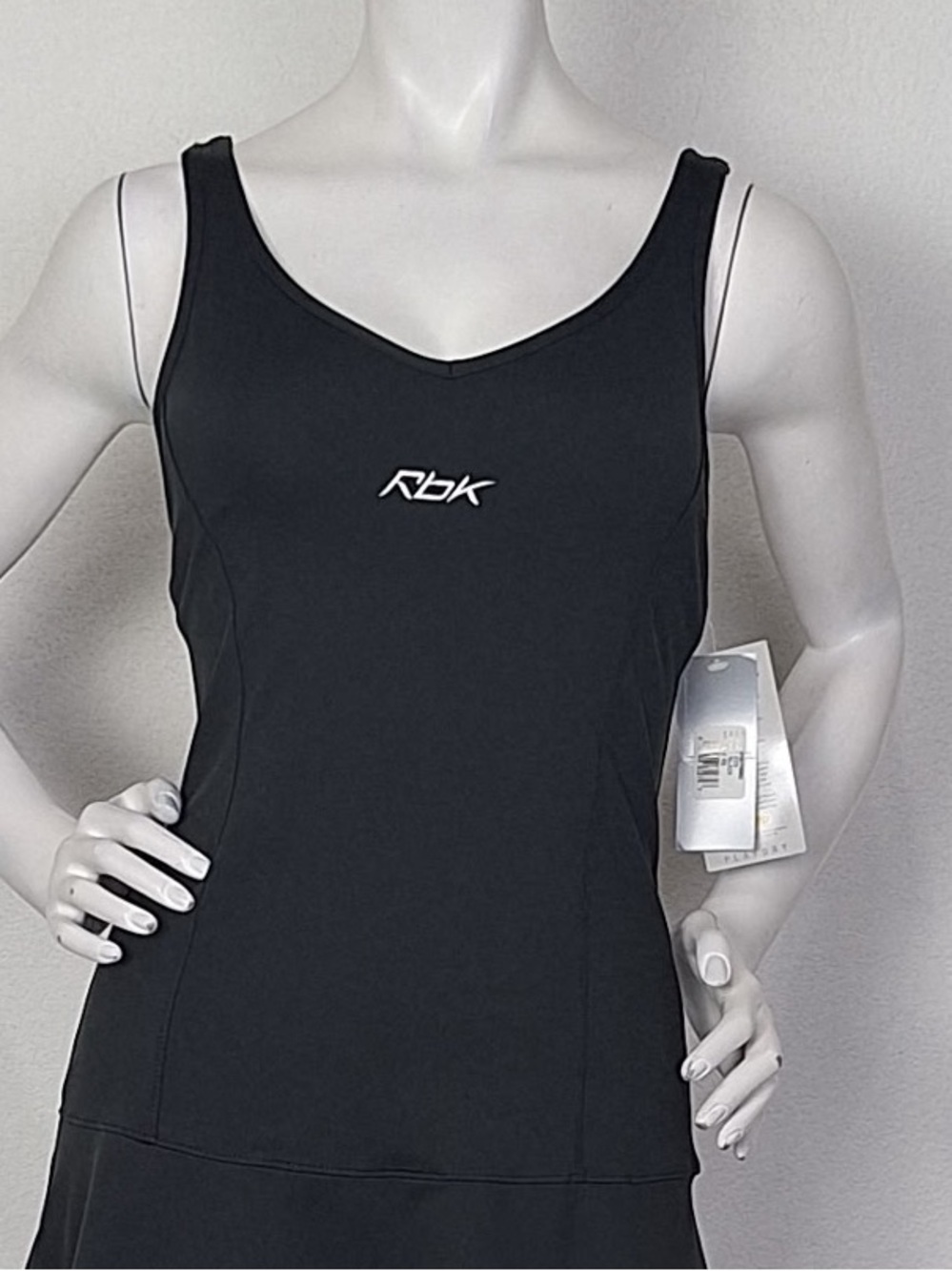 RBX Reebok By Diane Von Furstenberg NEW Gorpcore Athletic Mini Dress Size L - Picture 2 of 11
